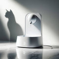 Fontaine connectée pour chat 2,5L — Chat blanc hydratation filtrée | Luméra
