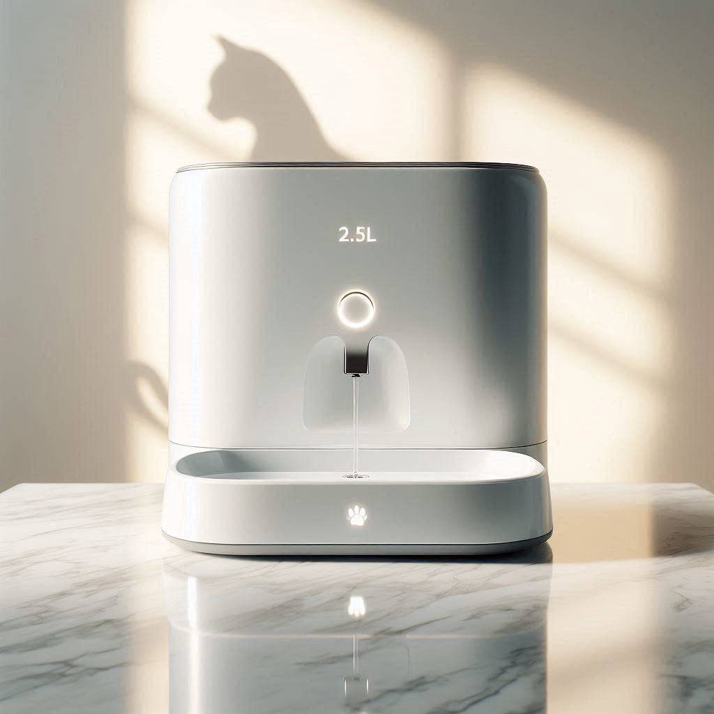 Fontaine eau chat intelligente — Filtre triple action pompe silencieuse | Luméra