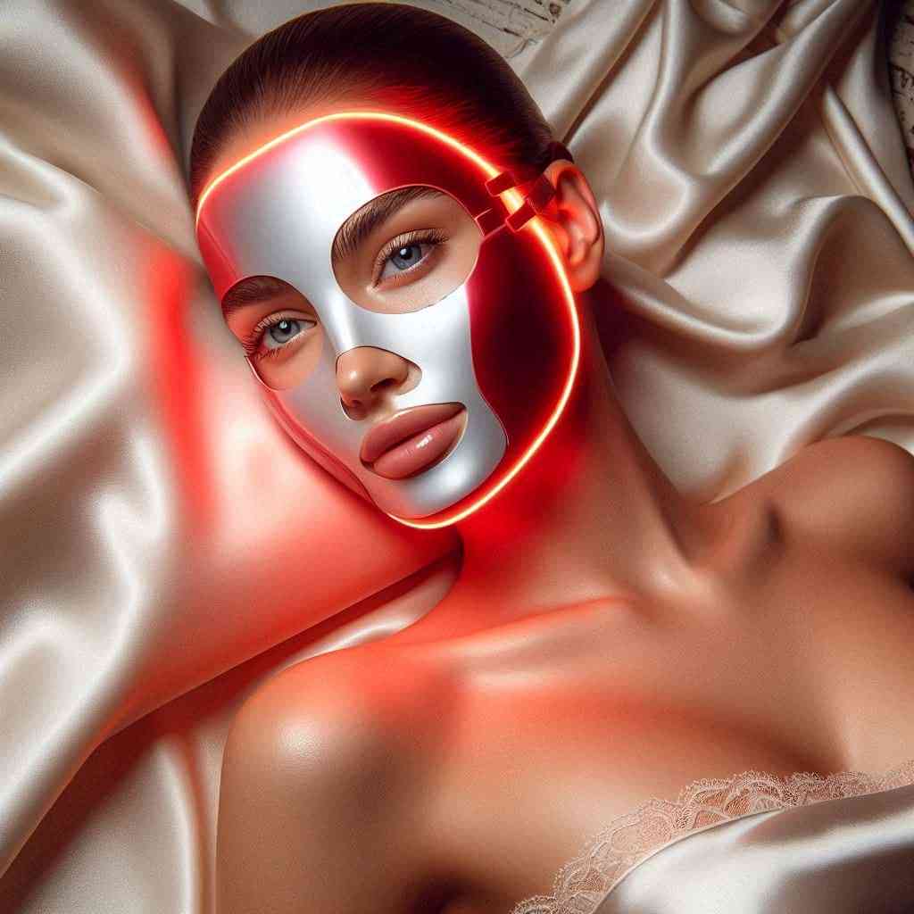 Masque LED Visage Pro — Femme peau lumineuse anti-âge | Luméra